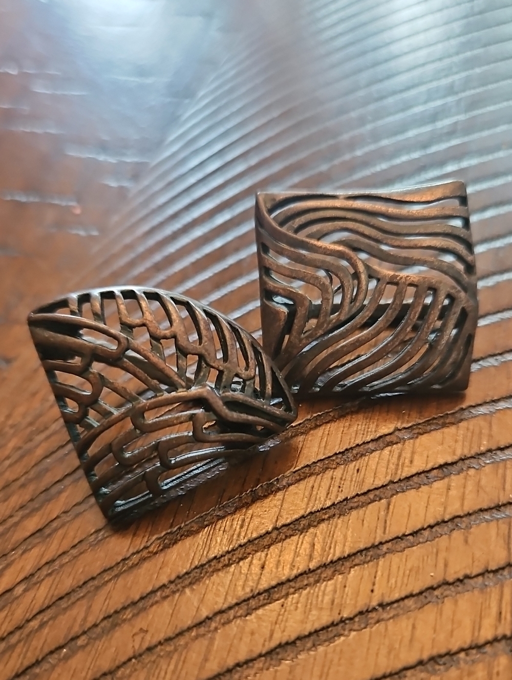 Vintage Pair Of Dress Or Scarf Clips.